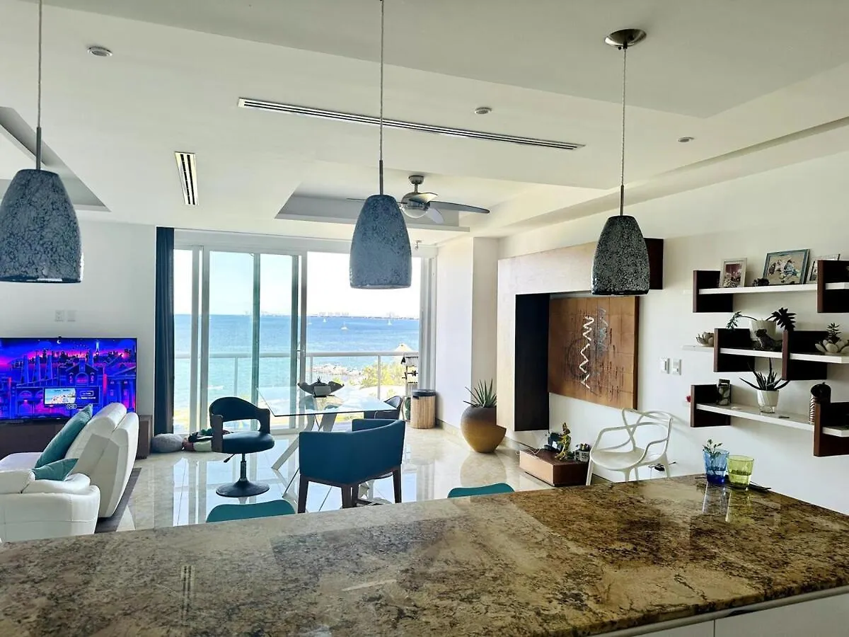 Punta Me Luxury Apartment Beach Front & Ocean View In The Best Location Of Cancun Mexico
