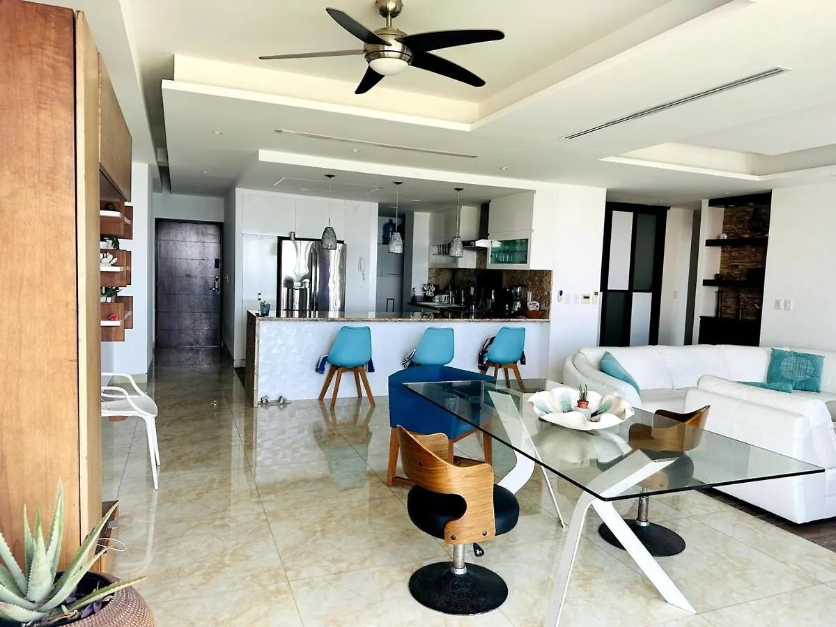 Punta Me Luxury Apartment Beach Front & Ocean View In The Best Location Of Cancun
